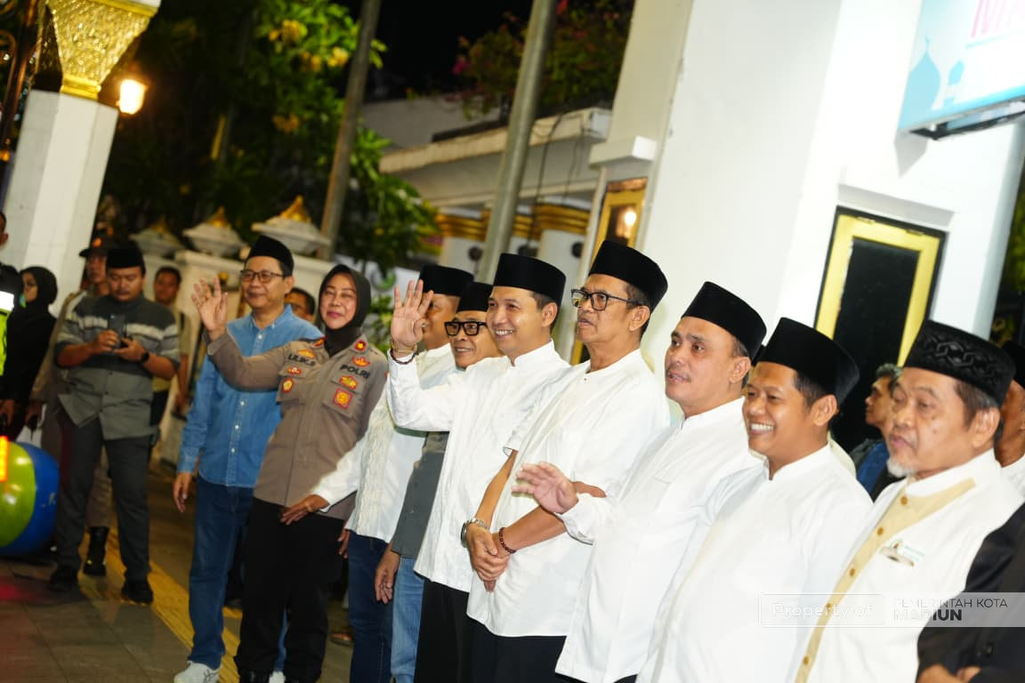 Plt Wali Kota Madiun Resmi Berangkatkan Takbir Keliling, Malam Takbiran Berlangsung Meriah