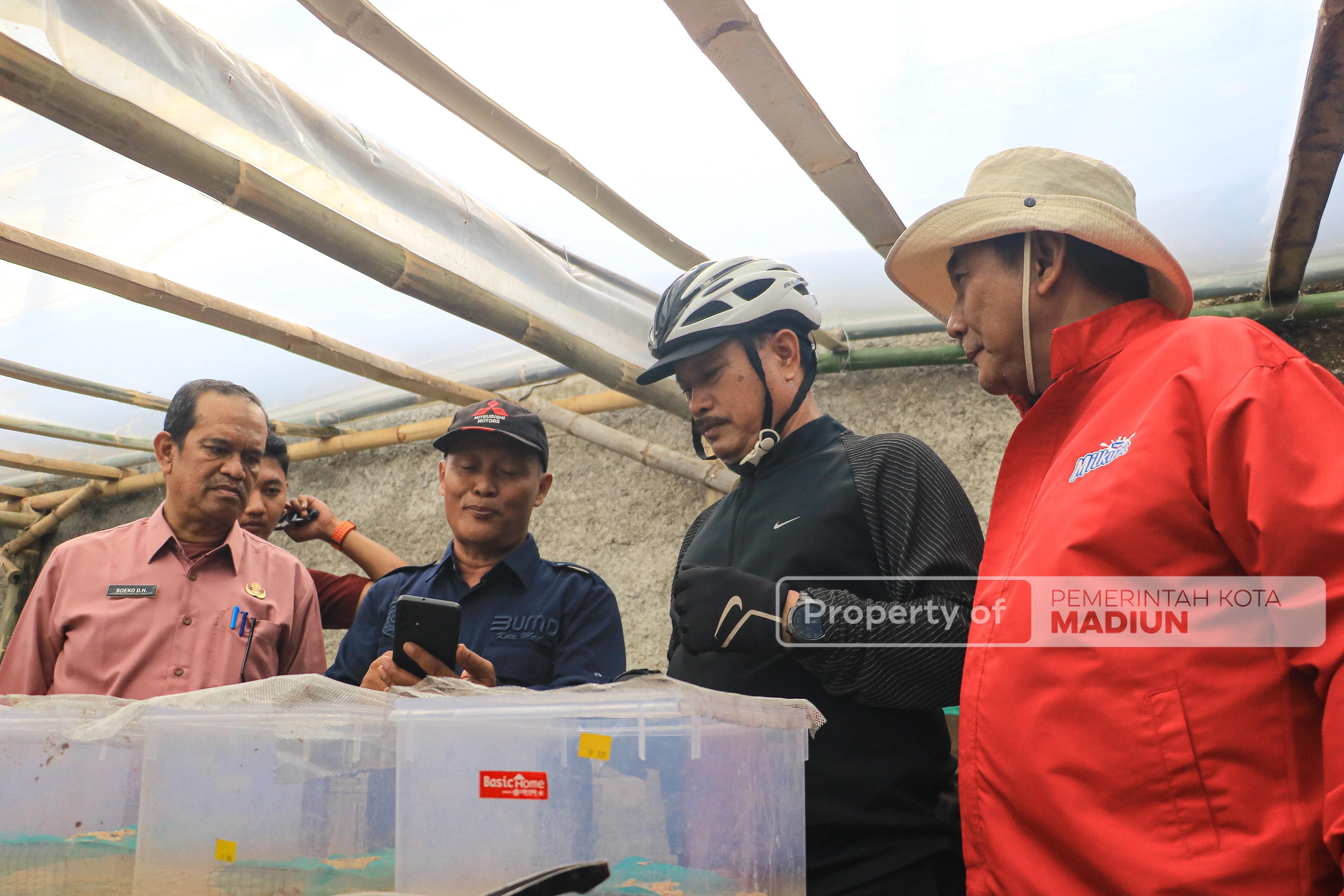 Gowes Pagi, Wali Kota Madiun Juga Resmikan SPPG Lagi