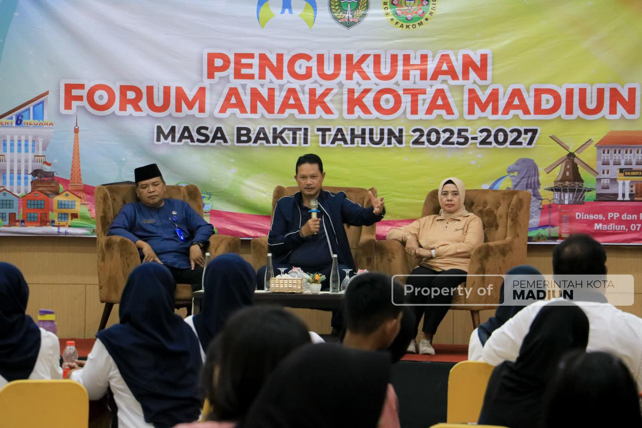 Buka Pengukuhan Forum Anak, Wali Kota Harap Lahir Generasi Cerdas dan Berkarakter