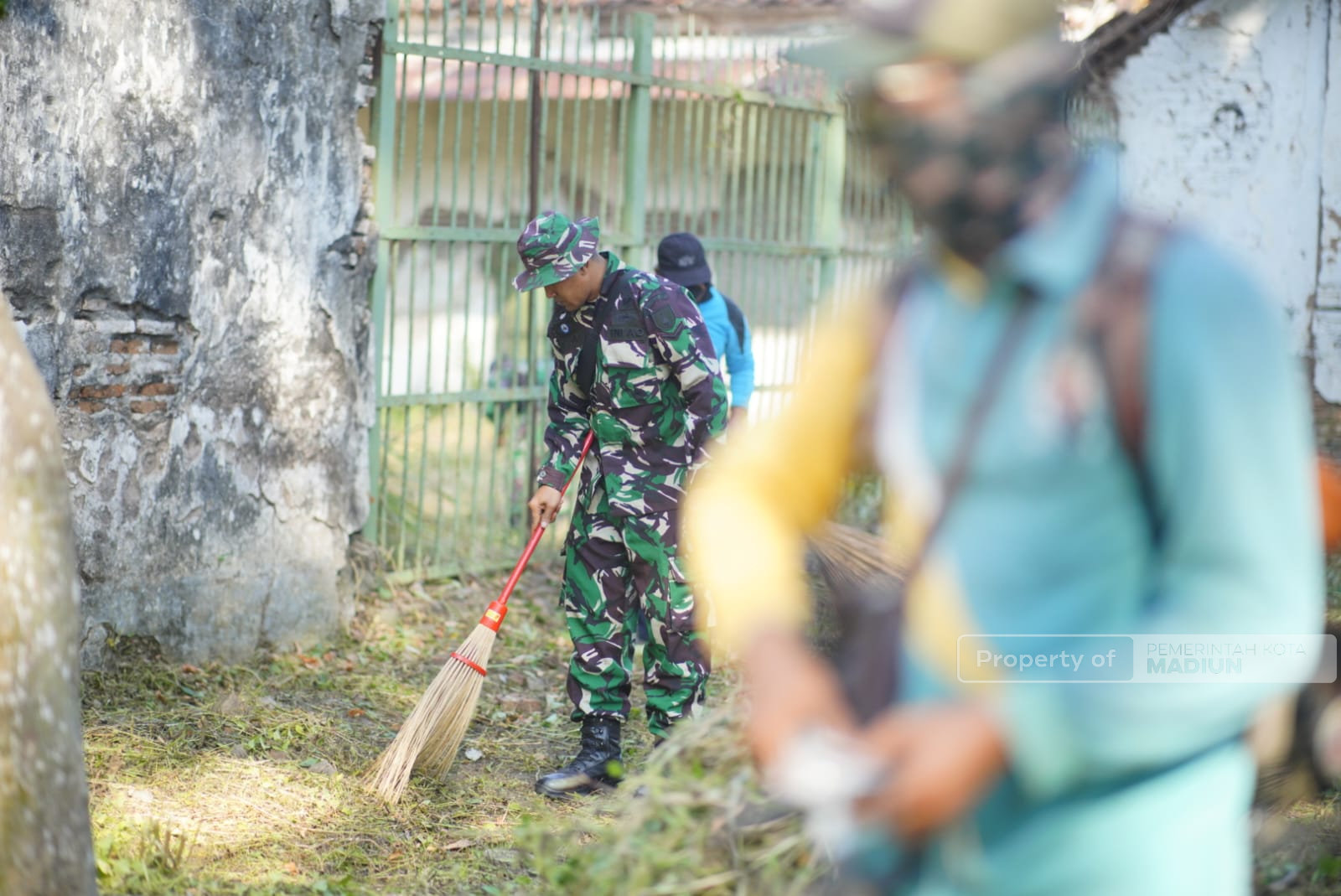Pemkot-TNI Kerja Bakti Bersihkan RTM, Bakal Dijadikan Tempat Wisata Sejarah