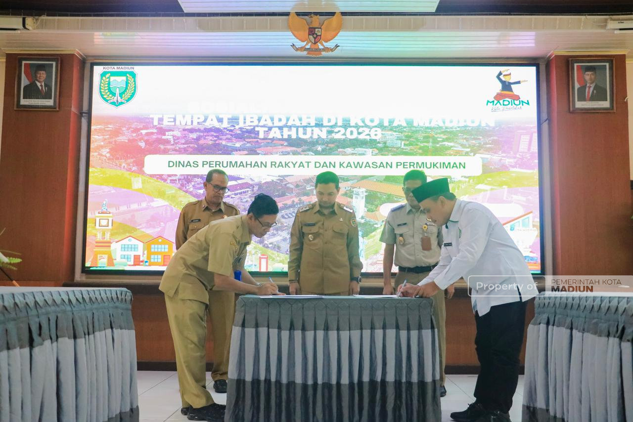 Pemkot Madiun Percepat Sertifikasi Tempat Ibadah, Plt Wali Kota Tekankan Peran Aktif Pengurus