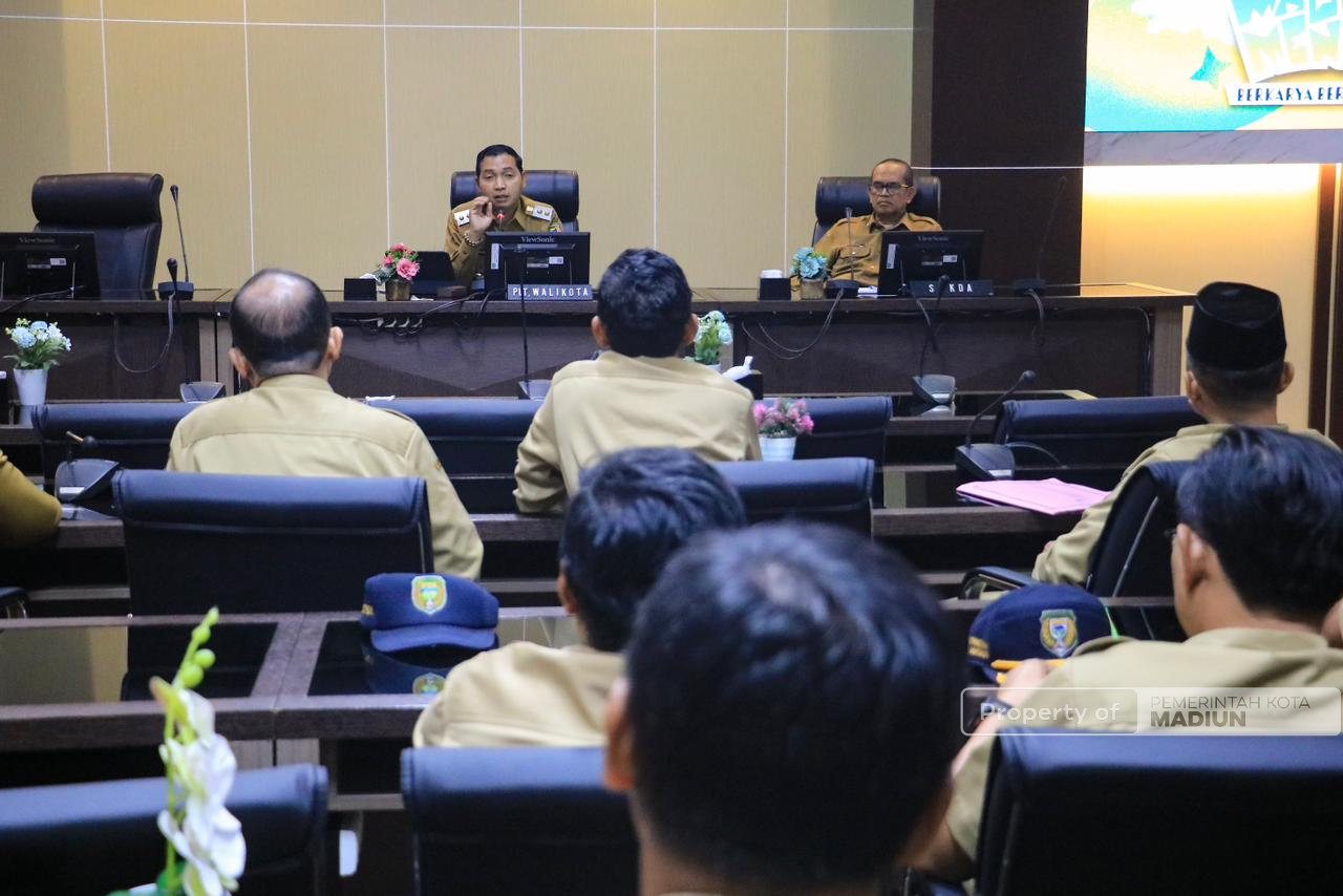 Optimalkan Jalannya Pembangunan Kota, Plt Wali Kota Pimpin Evaluasi Secara Berkala