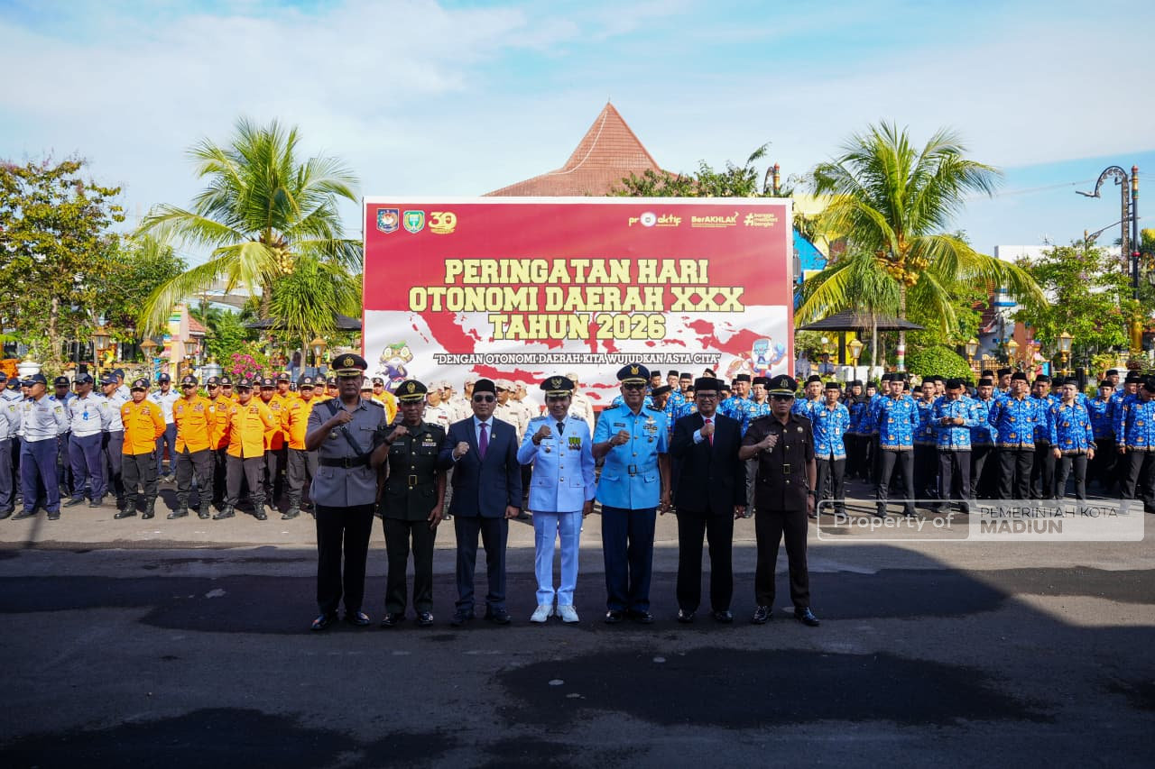 Upacara Hari Otonomi Daerah ke-30, Plt Wali Kota Tekankan Sinergi Pusat–Daerah dan Dampak Nyata Program
