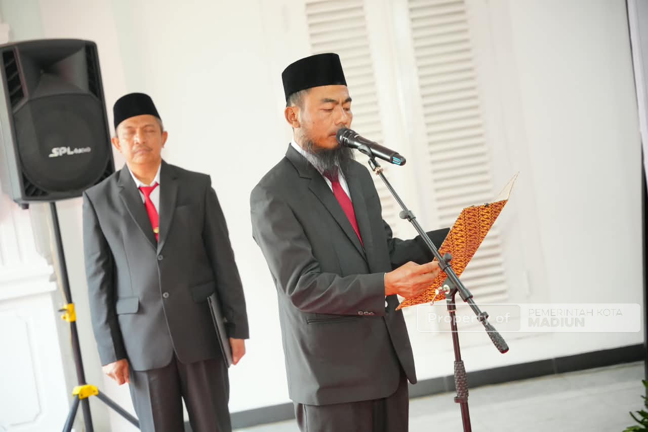 62 Paskibraka Kota Madiun Resmi Dikukuhkan, Plt Wali Kota Tekankan Tugas Mengawal Perjuangan Bangsa