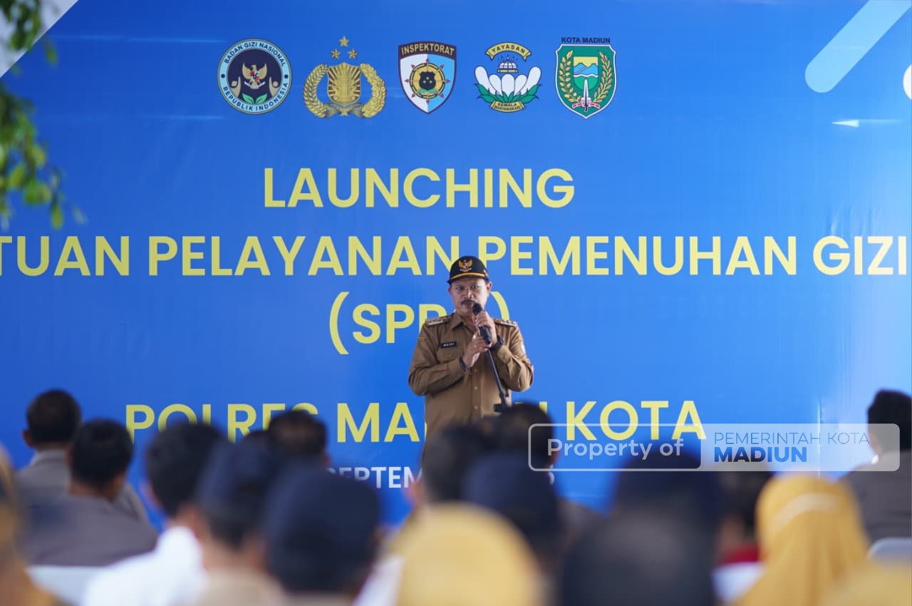 Gowes Bersama OPD, Wali Kota Madiun Resmikan SPPG hingga Sosialisasikan TPS Incinerator