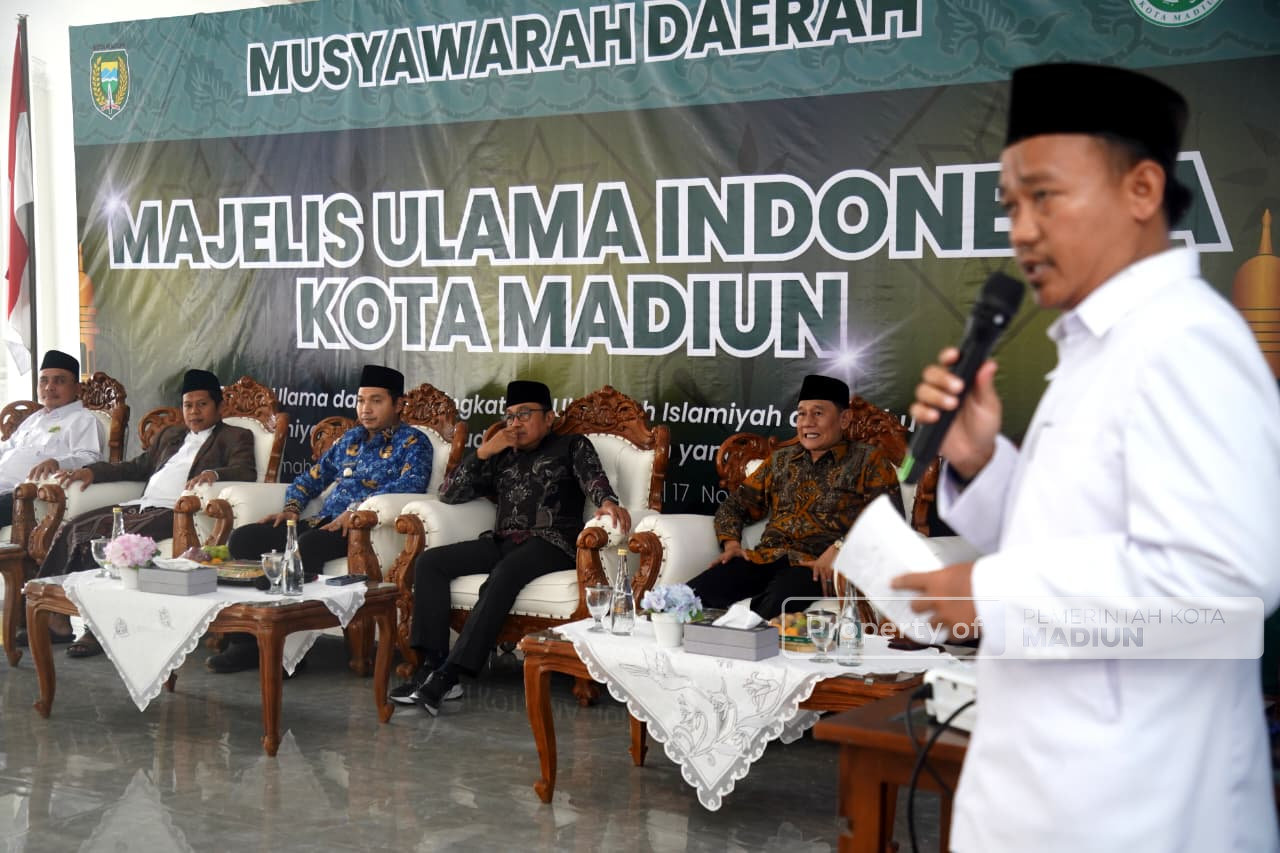 Wakil Wali Kota Buka Musda MUI Kota Madiun, Tegaskan Peran Strategis MUI dalam Pembinaan Umat