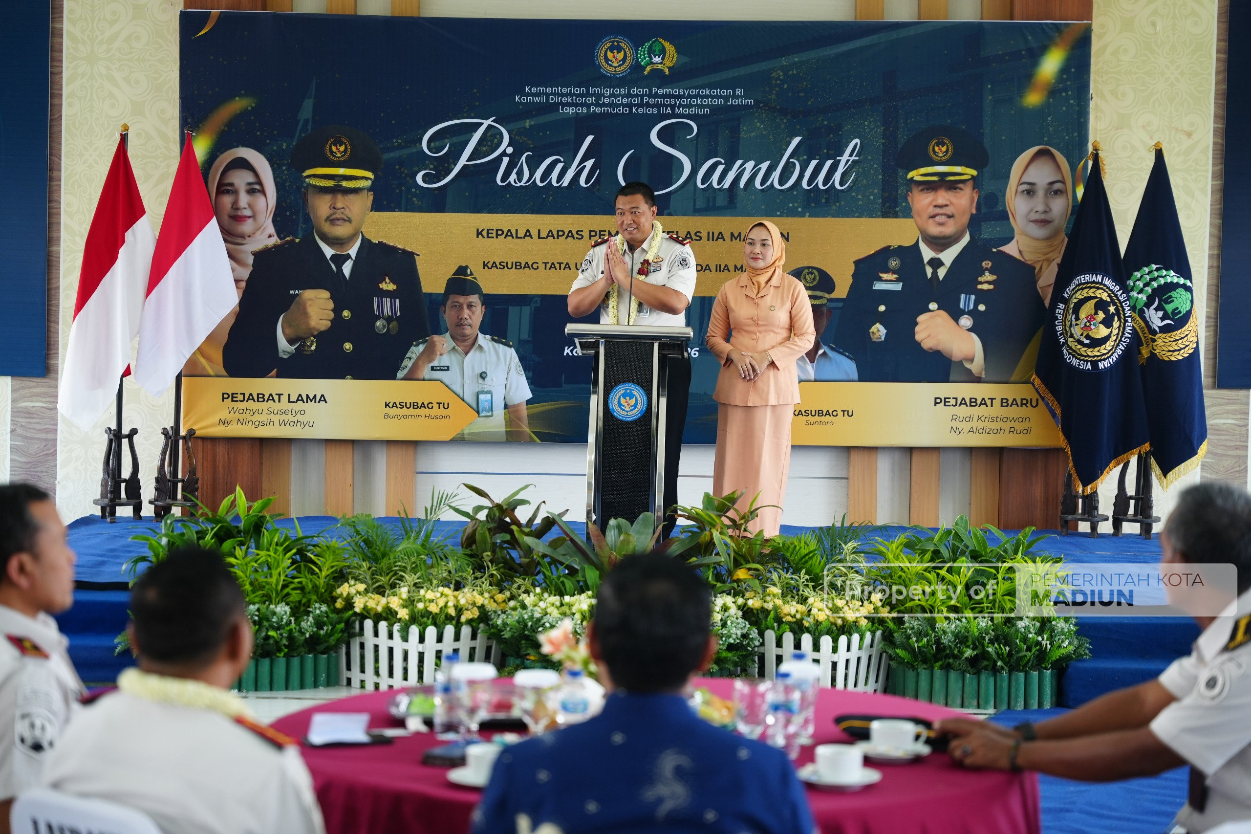 Hadiri Pisah Sambut Kalapas Lapas Pemuda IIA Madiun, Pemkot Dorong Penguatan SDM dan Inovasi