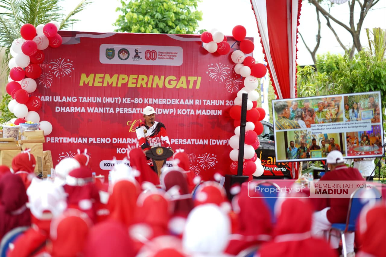 Hadiri Peringatan HUT ke-80 RI DWP, Wali Kota Tekankan Disiplin dan Doa Keluarga sebagai Fondasi