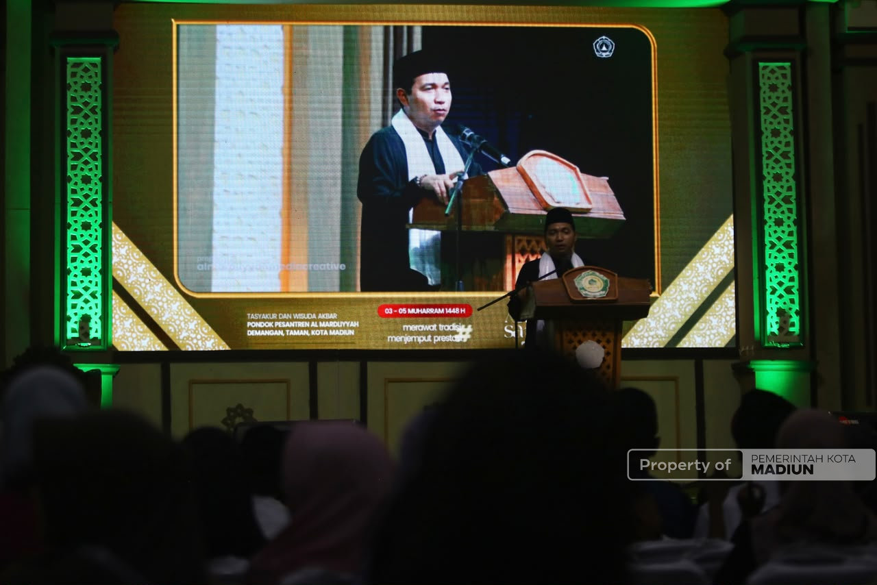 Hadiri Haflah Akhirusanah Ponpes Al-Mardliyyah, Plt Wali Kota Harap Para Santri Berlanjut ke Jenjang Kuliah