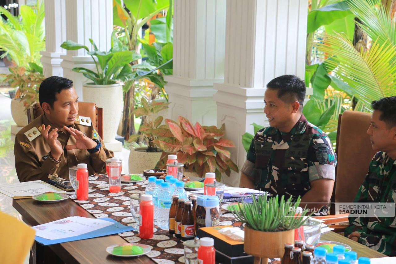 Perkuat Kolaborasi, Pemkot Madiun dan Kodim 0803 Matangkan Titik Lokasi Strategis KKMP