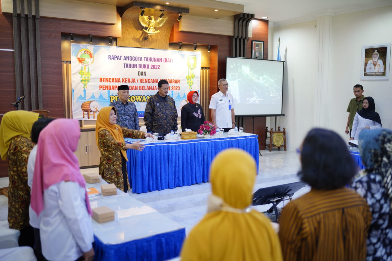 Bahas RAT 2022 dan Renja 2023, Puskowantama Gelar Rapat di Rumdin Wali Kota