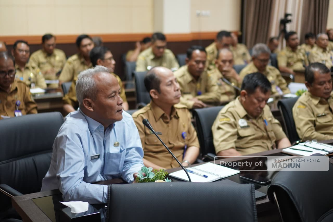 Pimpin Rapat Dinas, Plt Wali Kota Sampaikan Arahan Mendagri Soal Penguatan Integritas dan Pencegahan Korupsi