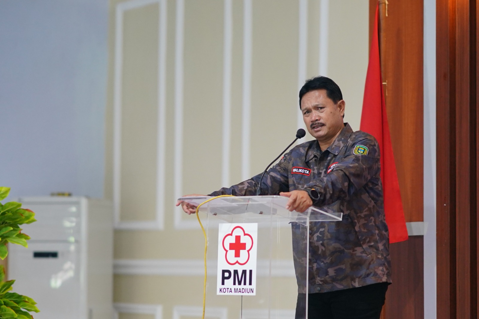 Hadiri Musyawarah Kerja PMI, Wali Kota Pesan  Kerja Ikhlas, Cerdas, dan Tuntas