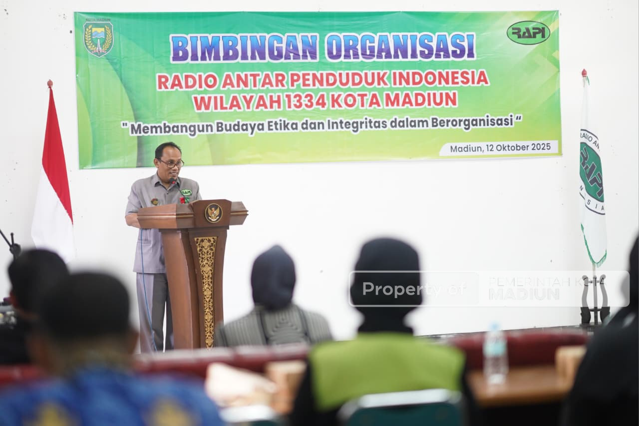 Hadiri Bimbingan Organisasi RAPI Wilayah 1334 Kota Madiun, Wawali Dorong Penguatan Etika dan Integritas Anggota