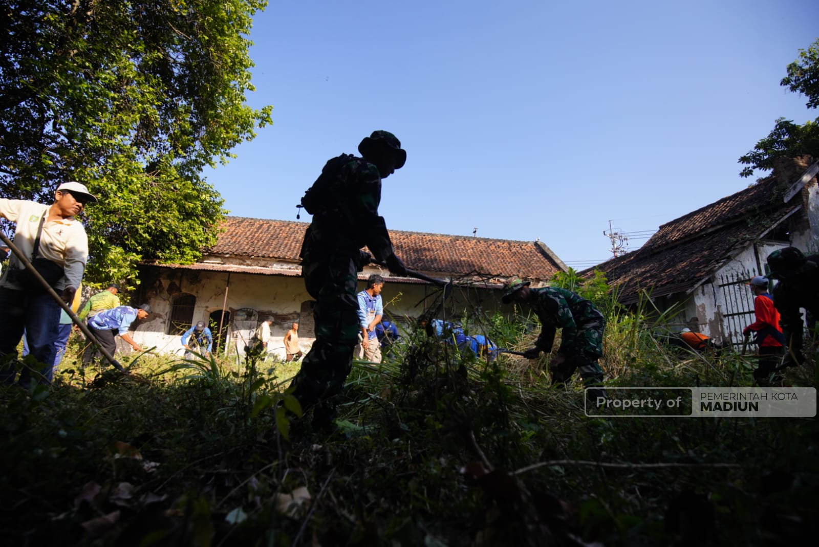 Pemkot-TNI Kerja Bakti Bersihkan RTM, Bakal Dijadikan Tempat Wisata Sejarah