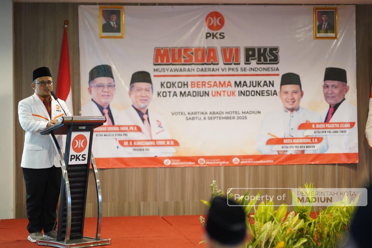Hadiri Musda VI PKS, Wali Kota Madiun Tekankan Kolaborasi untuk Pembangunan Kota