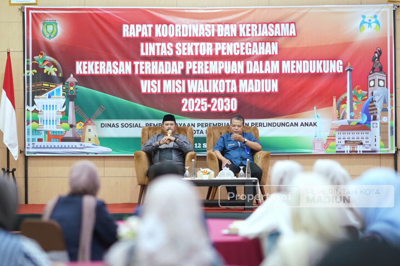 Rakor Pencegahan Kekerasan, Wali Kota Madiun Dorong Lingkungan Aman Bagi Perempuan