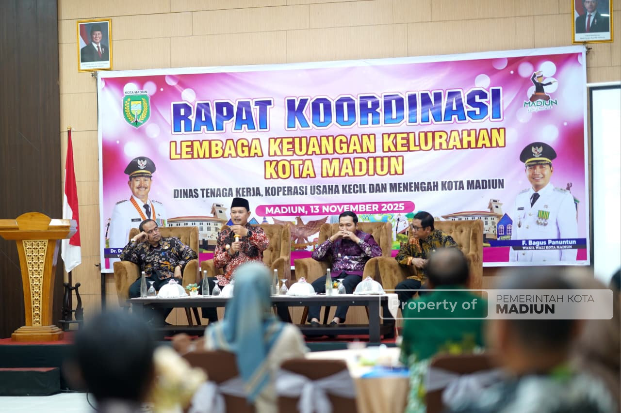 Gelar Rakor Lembaga Keuangan Kelurahan, Wali Kota Harap Pengelolaan Dana yang Transparan dan Akuntabel