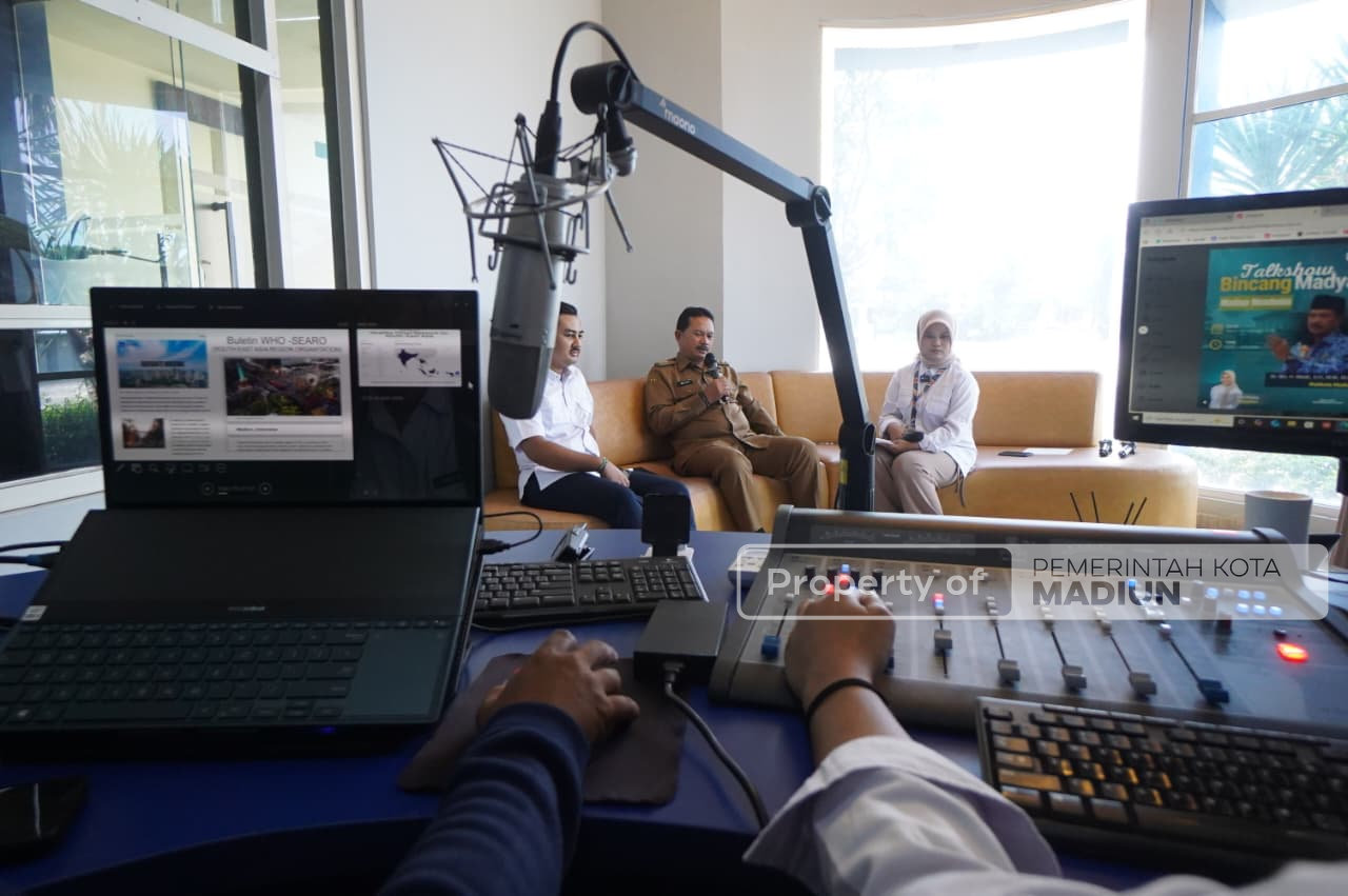 Jadi Narasumber di Radio Madya FM, Wali Kota Paparkan Strategi Menuju Madiun Mendunia
