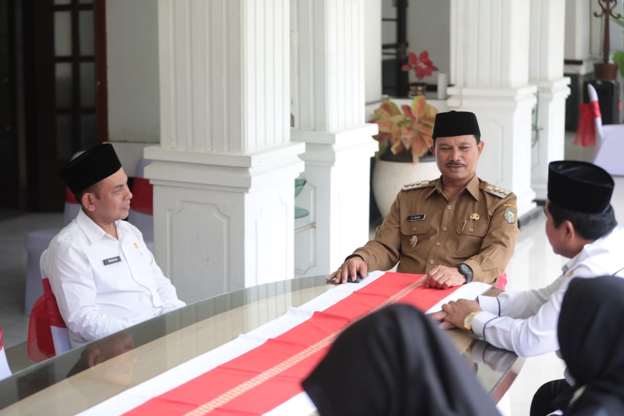 Audiensi Dengan Kepala Kemenag, Wali Kota Harap Sinergitas Untuk Bangun Kota