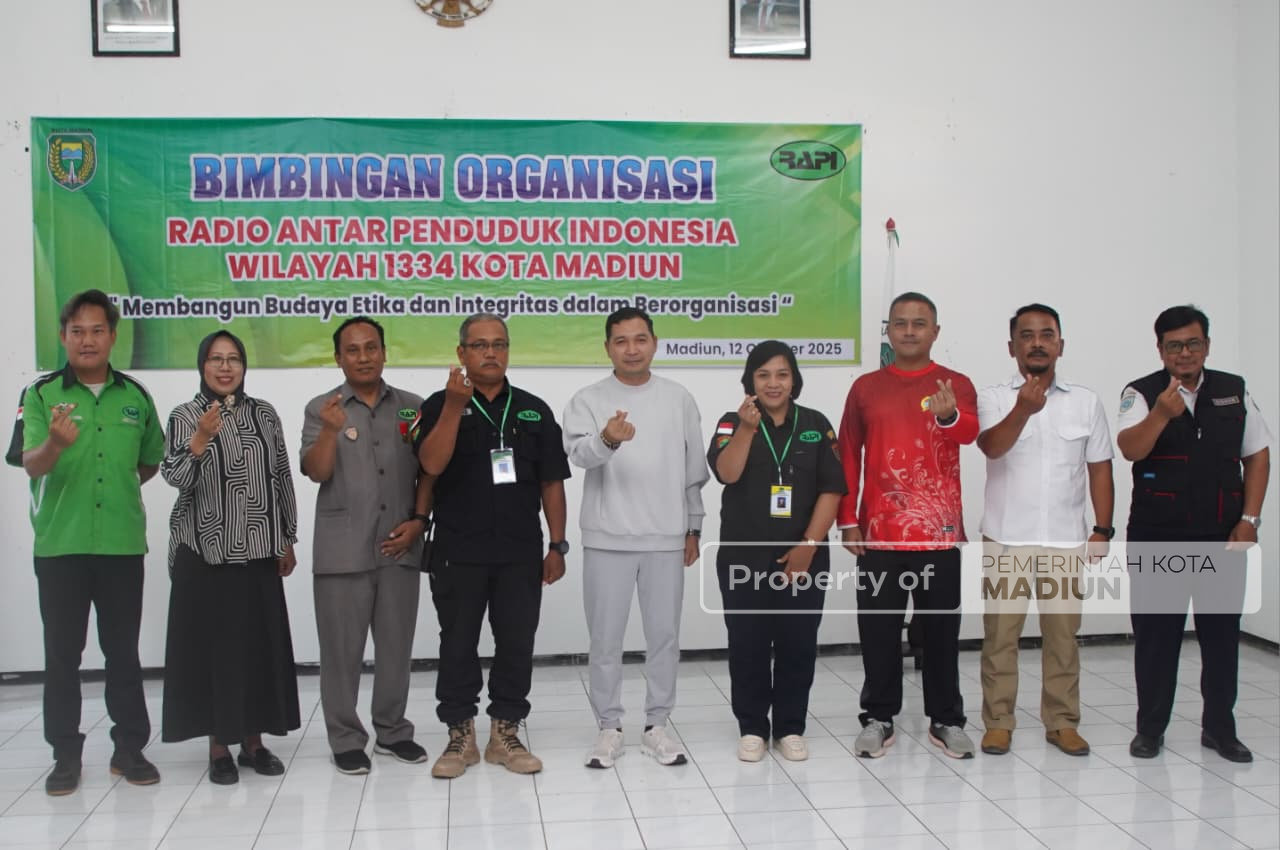 Hadiri Bimbingan Organisasi RAPI Wilayah 1334 Kota Madiun, Wawali Dorong Penguatan Etika dan Integritas Anggota