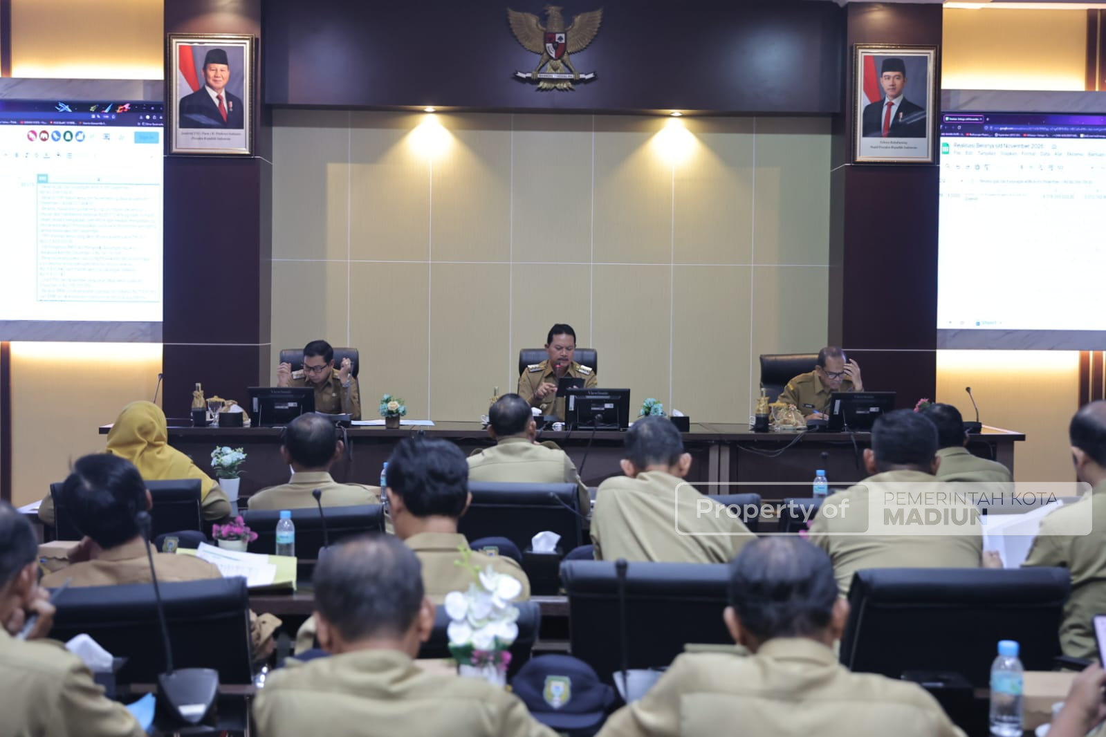 Jelang Akhir Tahun Anggaran, Wali Kota Pimpin Rakor Evaluasi Pelaksanaan APBD 2025