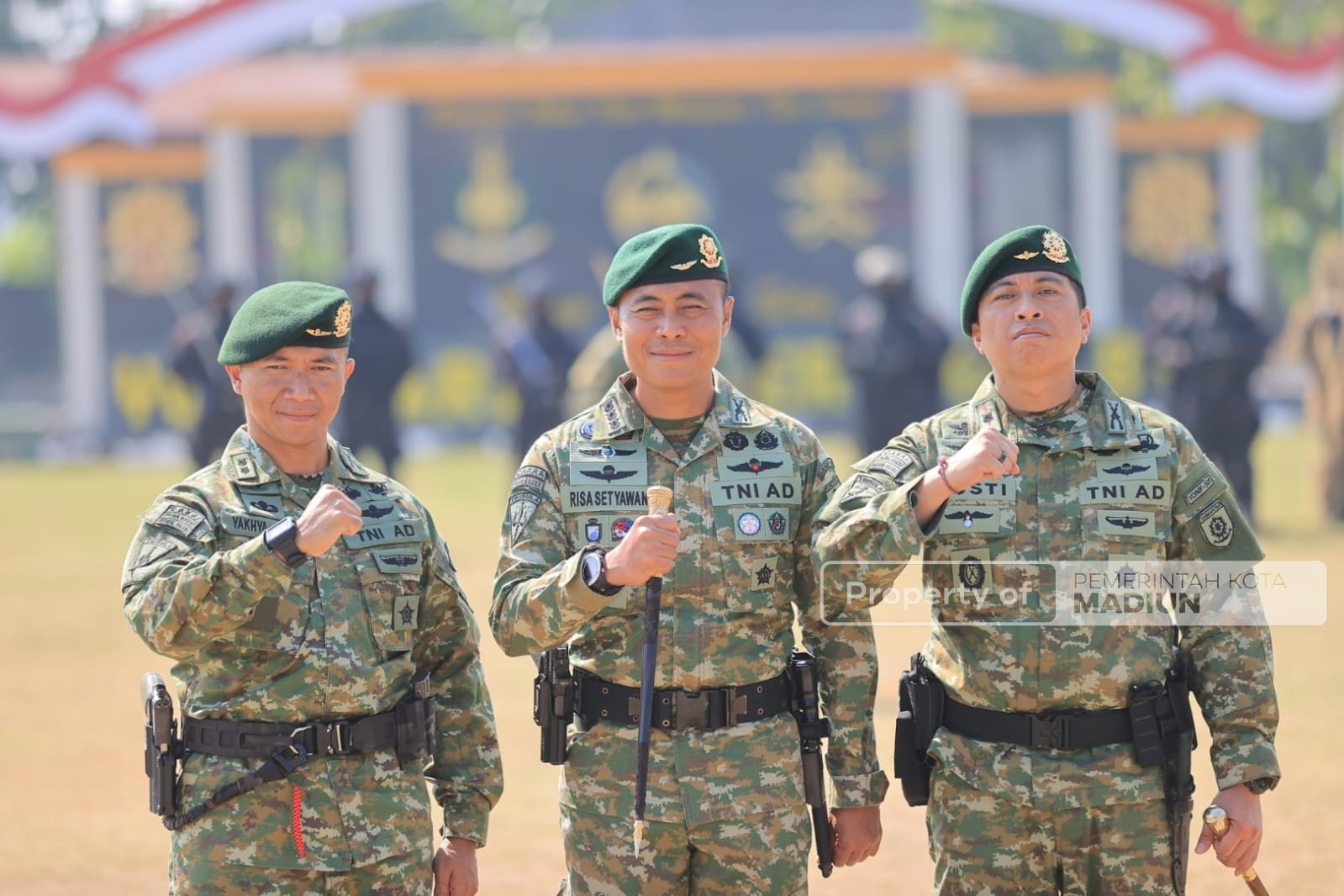 Sertijab Danyonif 501/Bajra Yudha, Mayor Inf I Gusti Bagus Resmi Gantikan Letkol Inf Yakhya Wisnu