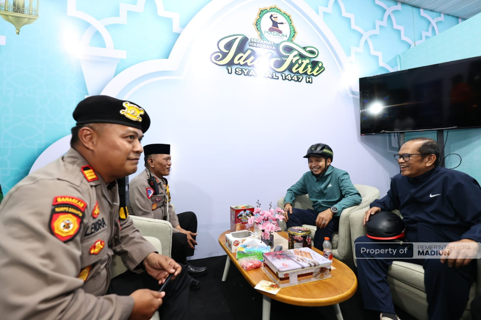 Pantau Kota Sambil Gowes, Plt Wali Kota Madiun Cek Keamanan dan Lalu Lintas Jelang Lebaran