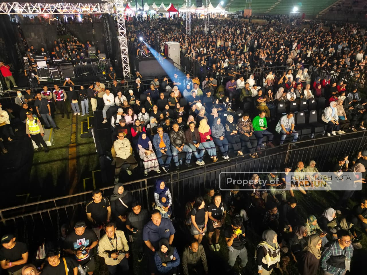 Plt Wali Kota Hadiri Play Music, Ribuan Warga Semarakkan Hari Jadi ke-108 Kota Madiun