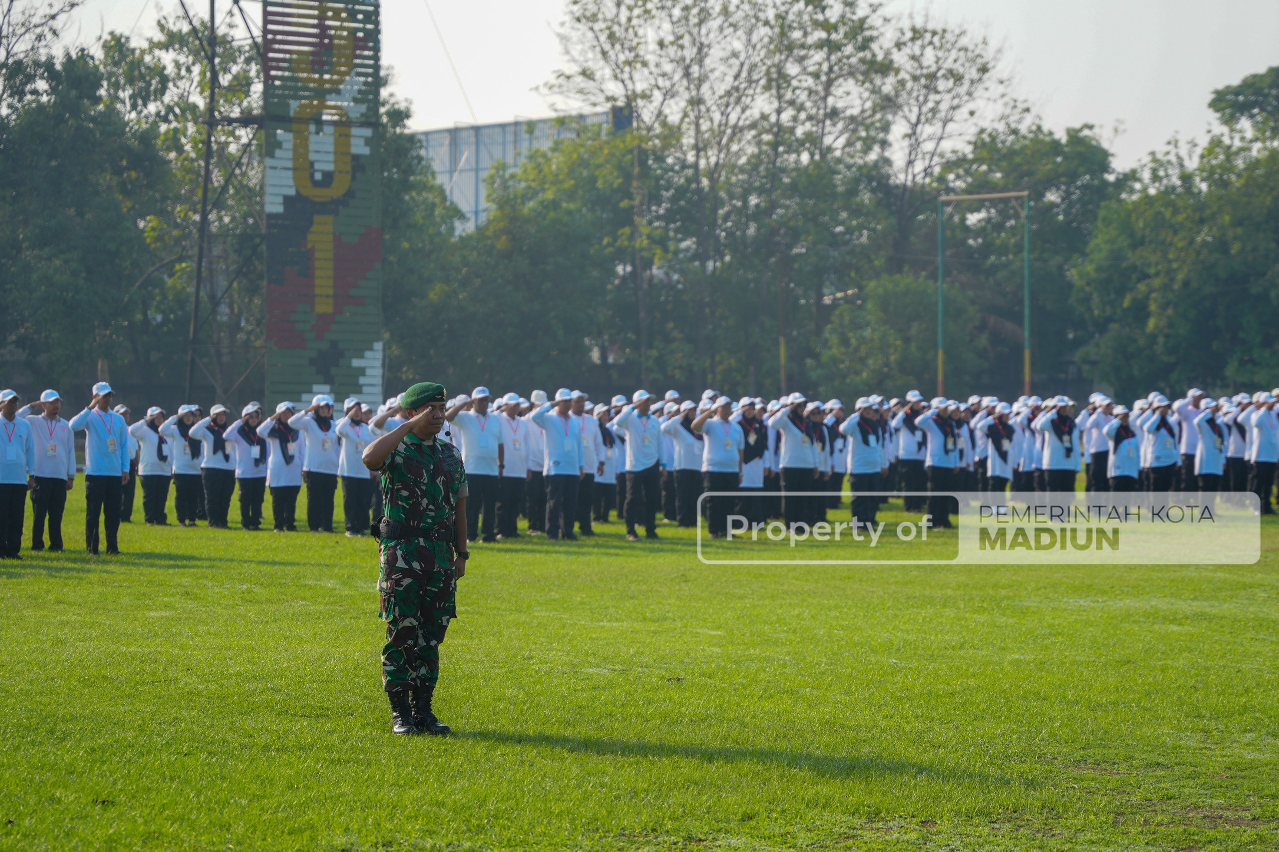 Jalani Retret Rekalibrasi, ASN Dindik Digembleng TNI