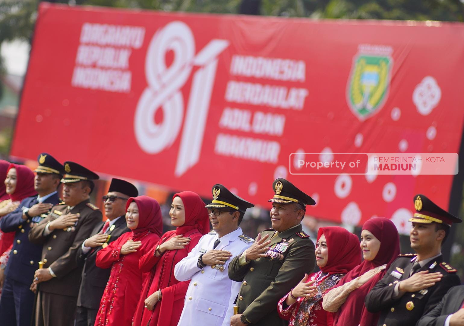 Upacara HUT Kemerdekaan Berlangsung Khidmat, Plt Wali Kota Ajak Masyarakat Berempati Untuk Korban Bencana