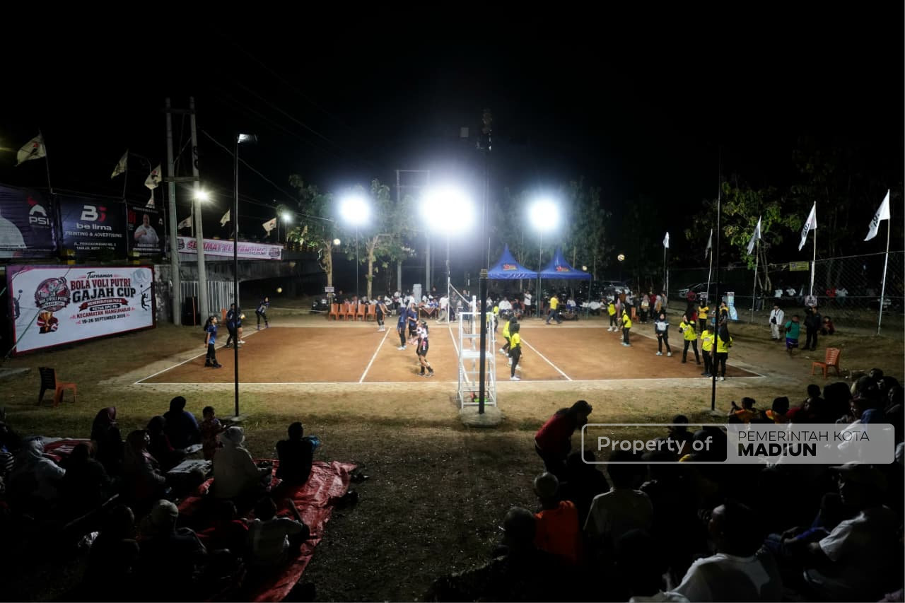 Buka Turnamen Bola Voli Putri Gajah Cup 2026, Plt Wali Kota Bakal Lengkapi Fasilitas Lapangan