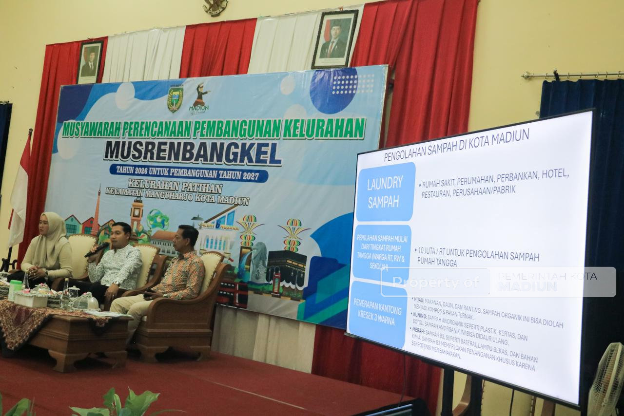 Musrenbang Kelurahan Patihan, Wawali Terima dan Tampung Seluruh Usulan